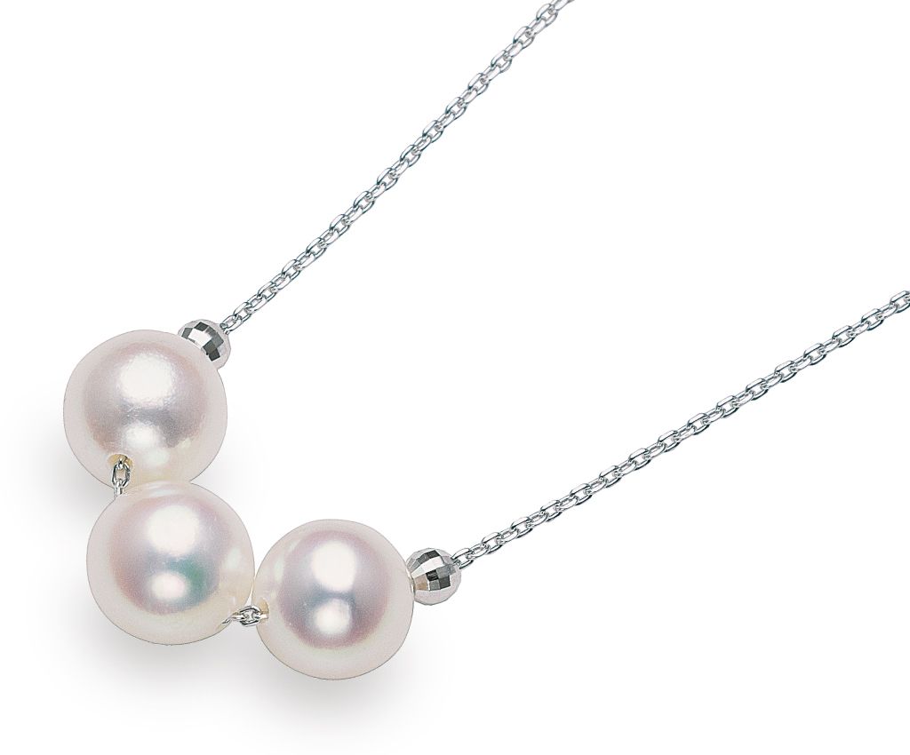 日本珍珠（AKOYA）頸鏈（8mm-8.5mm珠/SV）